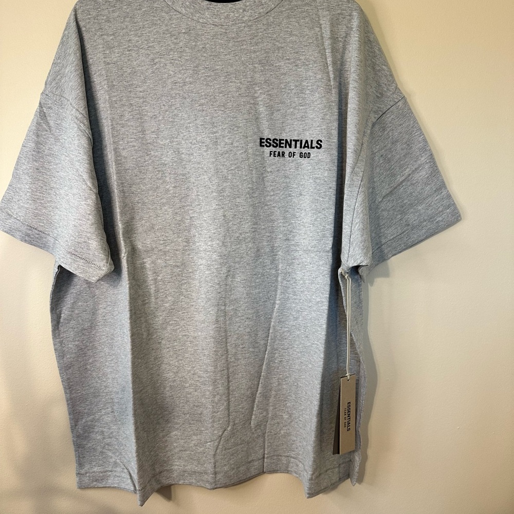 Essentials Light Heather Jersey Crewneck Small